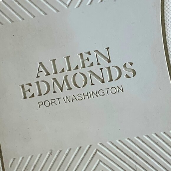 Allen Edmonds‎ Burke Brown Leather Lace-Up Sneakers Mens Size 13 E (Wide) - Picture 6 of 11